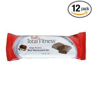 Bally Total Fitness Meal Replacement Bar, Fudge Brownie 1.76 Ounce Bar 