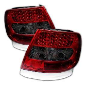  Audi A4 96 97 98 99 00 01 LED Tail Lights   Red Smoke 
