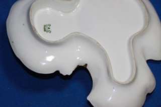 Vintage D & C France Limoges Porcelain Inkwell Tray  