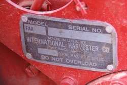 Farmall Super A 1949, Belly and Front Blade Dual Hydraulics  