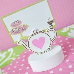  Teapot Place Card Favor Boxes with Designer Place Cards 