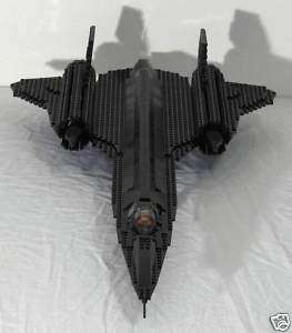 Lego Custom Model Jet SR 71 Blackbird Instructions  