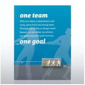  Character Pin   One Team, One Goal