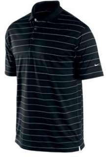   Golf Dri Fit Tech Core Stripe Polo Mens Golf Shirt SS Black $50  