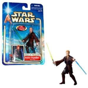   Skywalker with Green Lightsaber and Blue Lightsaber Toys & Games