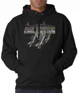 Air Force USA Military Airforce 50/50 Pullover Hoodie  