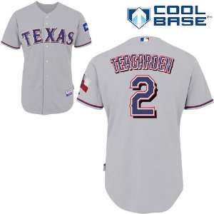 Taylor Teagarden Texas Rangers Authentic Road Cool Base 
