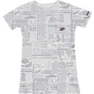  Troy Lee Designs Womens Headline T Shirt   Medium/White 