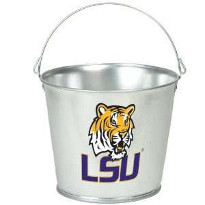  LSU Tigers Bucket 5 Quart Galvanized Pail Sports 