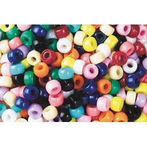  Mini Beads, 6mm, 1/2 Lb.   Opaque (Bag of 1200) Toys 