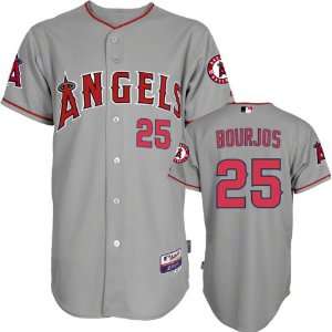 Peter Bourjos Jersey Adult Majestic Road Grey Authentic Cool Baseâ 