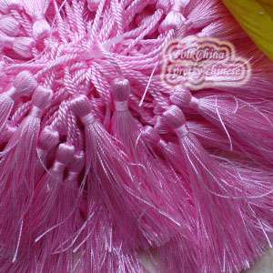 Pink 12cm Tassel Craft Sewing Curtains Trimming Embellishment T14 