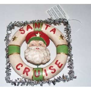  Dept 56 Santa Cruise (Santa Head) Christmas Ornament  NEW 