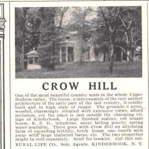 1911 ad lg e crow hill home for sale kinderhook  