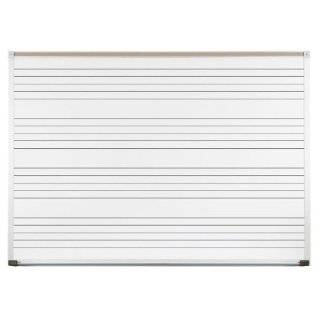   Magnetic Whiteboard with Aluminum Trim & Music Lines by Best Rite