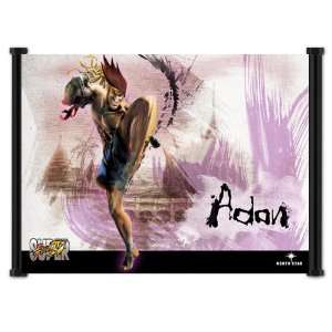  Super Street Fighter IV 4 Game Adon Fabric Wall Scroll 