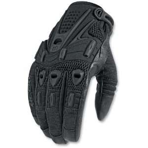  Icon Tarmac V3 Gloves , Gender Mens, Color Black, Size 