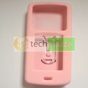  Lg Kg 800 Chocolate Rubber Case   Pink 