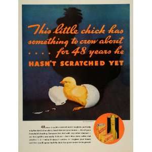  1934 Ad Bon Ami Cleaning Product Baby Chick Egg Rooster 