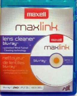 Maxell Blu Ray Player HD Lens Cleaner for PS3, Xbox 360 025215192135 