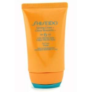  Tanning Cream SPF 6 (For Face) by Shiseido for Unisex Sun 