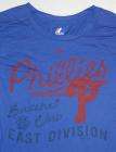   philadelphia phillies firestorm fitted t shirt royal blue size xl 100
