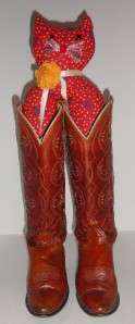 Acme Womens Vintage Dingo Tall Cowgirl Boots Size 5 M  