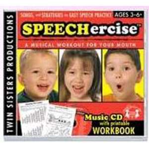  6 Pack TWIN SISTERS PRODUCTIONS SPEECHERCISE LEVEL 1 CD 
