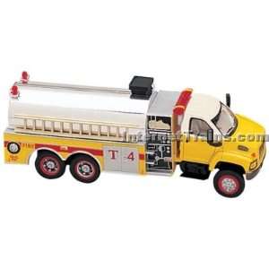   GMC Topkick 3 Axle Fire Tanker/Pumper   Yellow/White Toys & Games