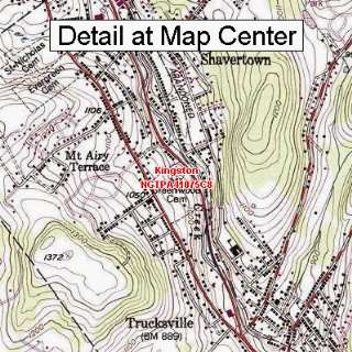  USGS Topographic Quadrangle Map   Kingston, Pennsylvania 