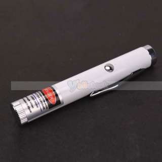 Newest 5mW 405nm Blue violet Laser Pointer Pen Fixed Focus White 