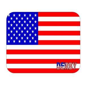  US Flag   Derby, Kansas (KS) Mouse Pad 