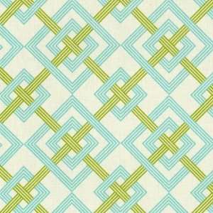  Square Root Turquoise 54 Wide fabric from Waverly Fabrics 