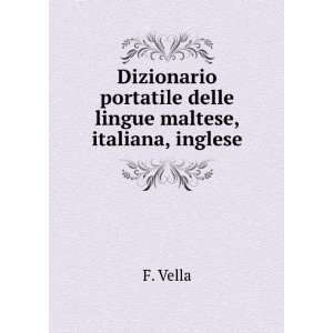   portatile delle lingue maltese, italiana, inglese F. Vella Books