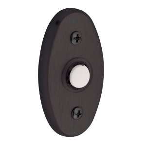   Baldwin Hardware 4858.112 Oval Brass Doorbell Button