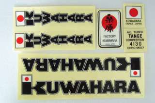 New OS BMX Decal Sticker KUWAHARA KZ nova frame fork  