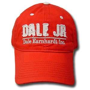  DALE EARNHARDT INC JR RED #88 CAP HAT NASCAR ADJ RACING 
