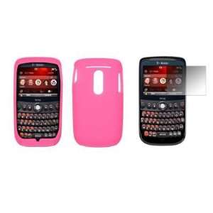 Premium Pink Silicone Gel Skin Soft Cover Case + LCD Screen Protector 