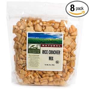 Woodstock Farms Rice Cracker Mix, 10 Ounce Bags (Pack of 8)  