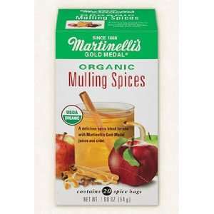 Martinellis Gold Medal Organic Mulling Spices 20 Spice Bags  