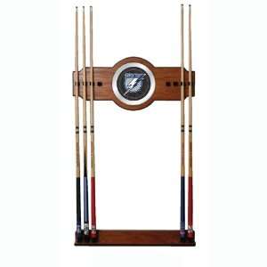 Nhl Tampa Bay Lightning 2 Piece Wood And Mirror Wall Cue 