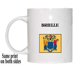    US State Flag   BRIELLE, New Jersey (NJ) Mug 