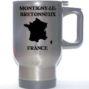  France   MONTIGNY LE BRETONNEUX Stainless Steel Mug 