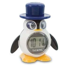  Talking Penguin Digital LCD Alarm Clock Health & Personal 