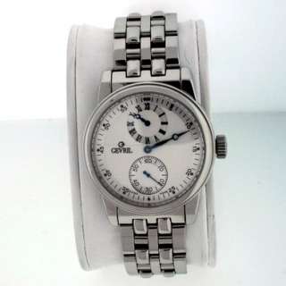 Gevril Regulator $5,250, Auto Stainless 40mm watch, New  