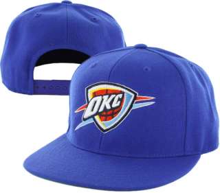 Oklahoma City Thunder 47 Brand Blue Primary Logo Snapback Hat  