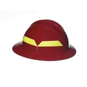    BULLARD FH911HR RED Fire Helmet,Red,Full Brim