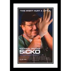  Sicko 20x26 Framed and Double Matted Movie Poster   Style 