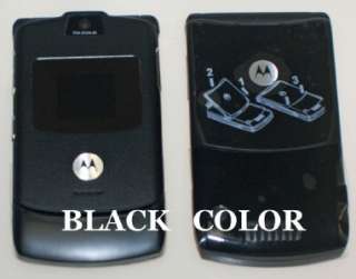   Motorola V3 Unlocked Cell Phone Black TMOBILE/AT&T/SIMPLE MOBILE/H2O