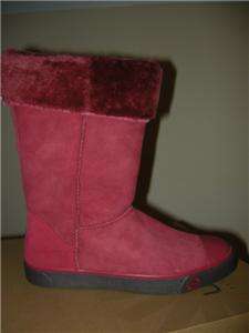 Ugg Womens DELAINE RED BOOTS # 1886 Sizes 7.5,8,9  